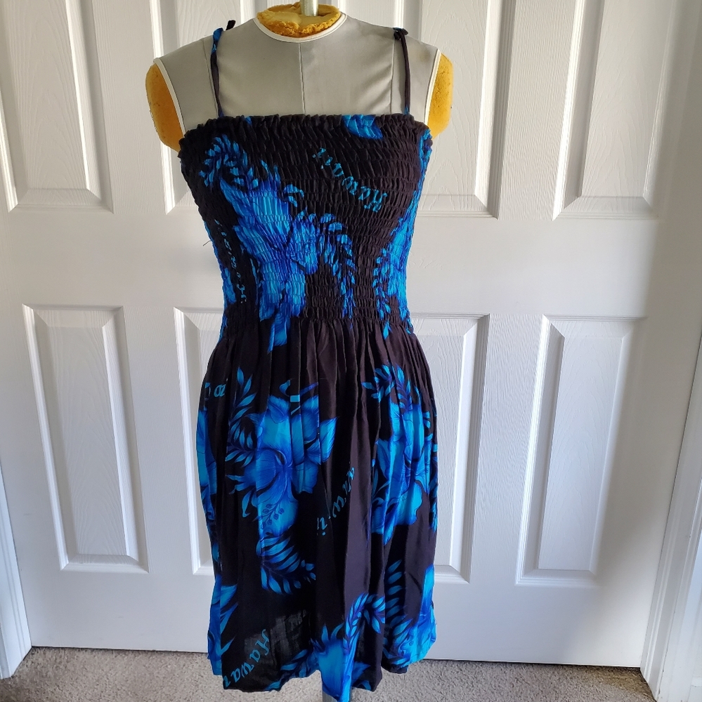 Hawaiian floral dress